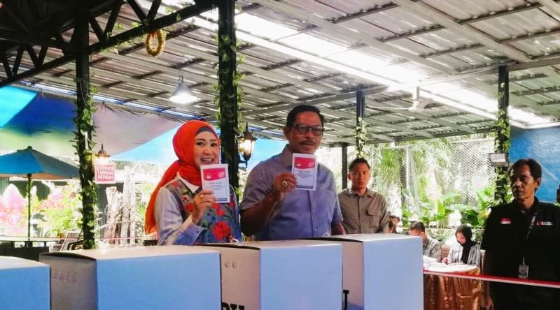 Prabowo-Gibran Unggul Tipis di TPS Pj Gubernur Jateng