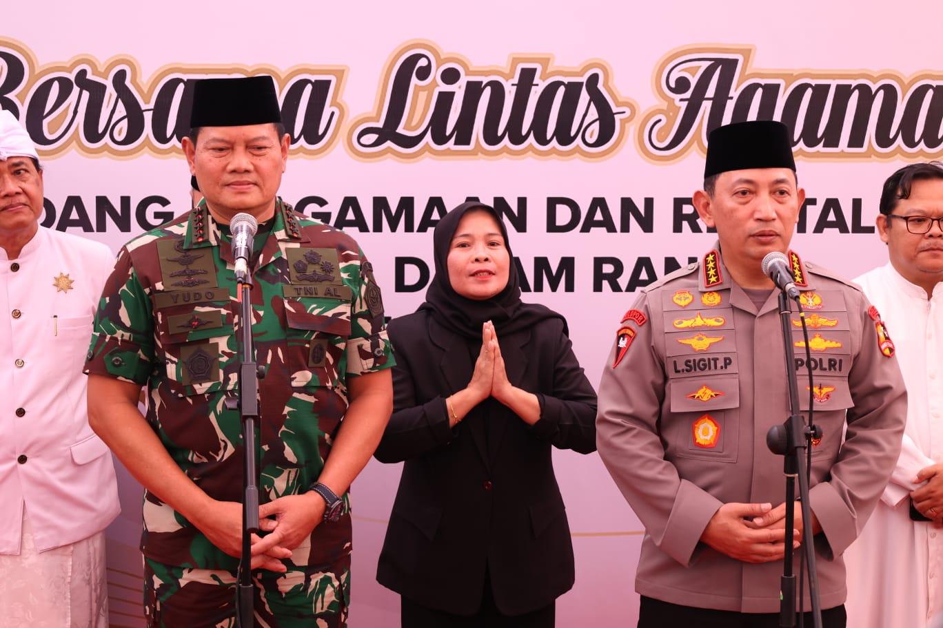 HUT Bhayangkara ke-77, Panglima TNI Harap Jelang Pemilu Sinergi TNI-Polri Terus Terjaga