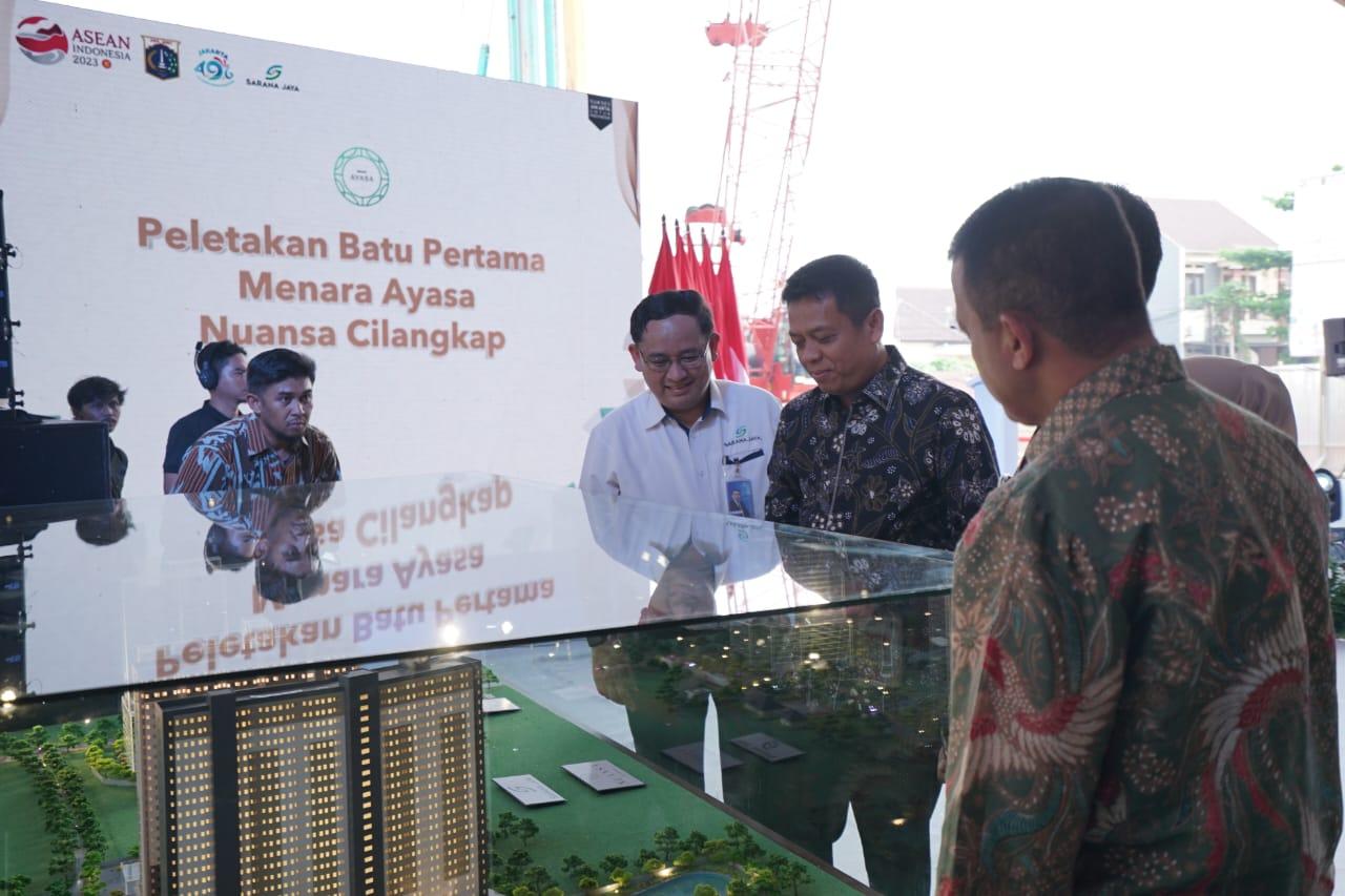 Peletakan Batu Pertama Menara Ayasa, Hunian Terjangkau untuk Warga DKI Jakarta
