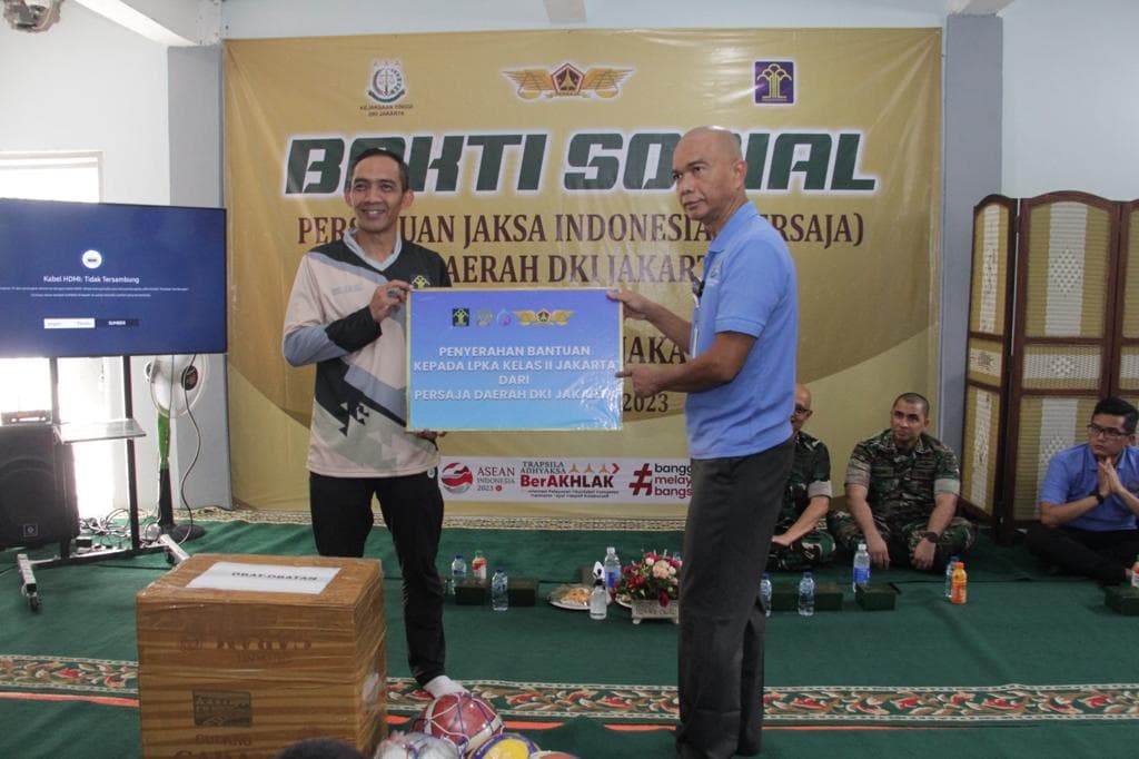 Dihadapan Anak Binaan LKPA Kelas II Jakarta, Persaja DKI Berpesan untuk Jaga Semangat dan Jangan Putus Asa