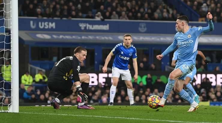Everton 0-1 Manchester City, Gol Tunggal Foden Beri Kemenangan The Citizens