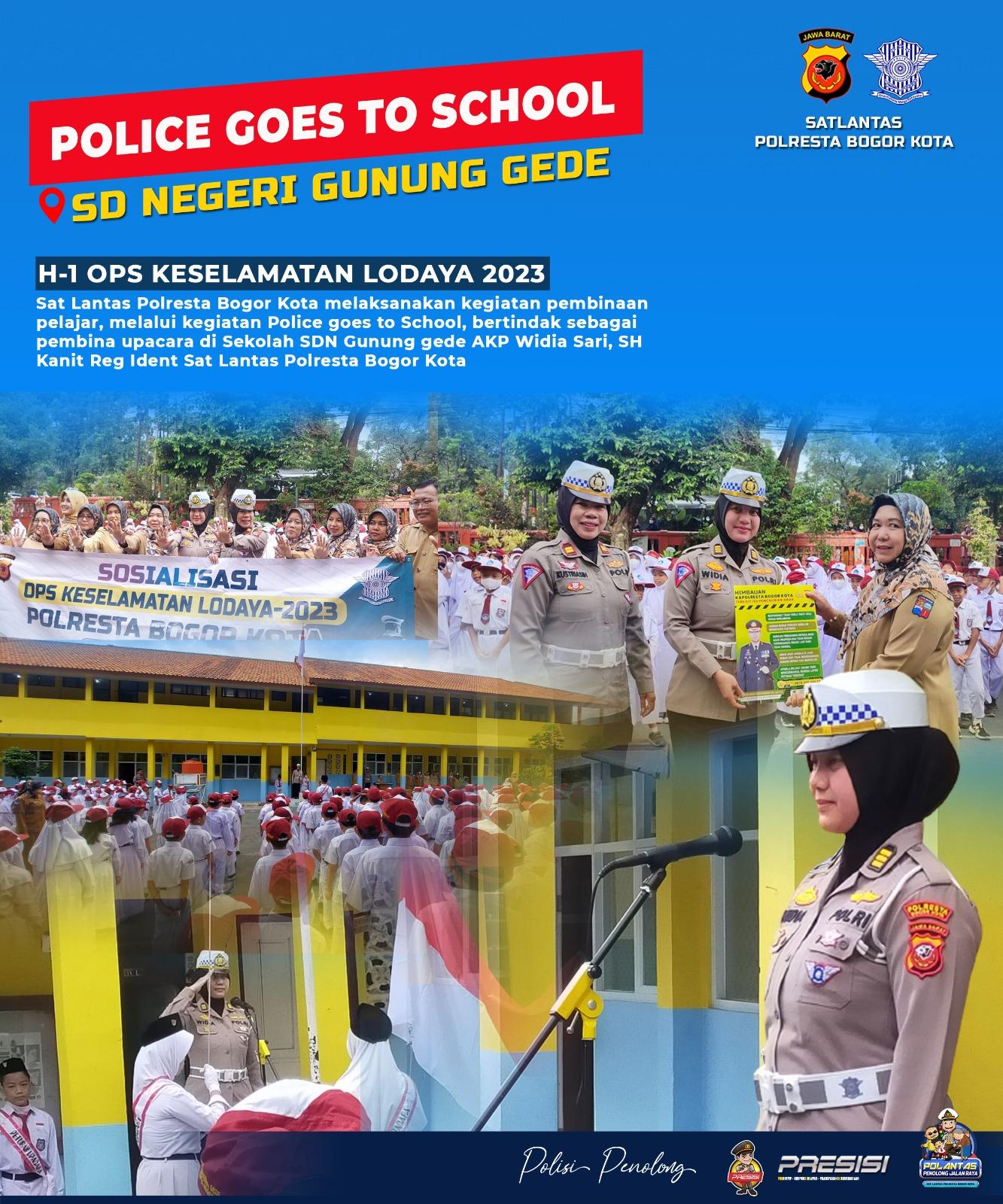 Police Goes to School, Polresta Bogor Kota Beri Edukasi di SD Negeri Gunung Gede