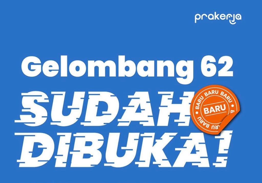 Terakhir di Tahun 2023, Pendaftaran Kartu Prakerja Gelombang 62 Sudah Dibuka
