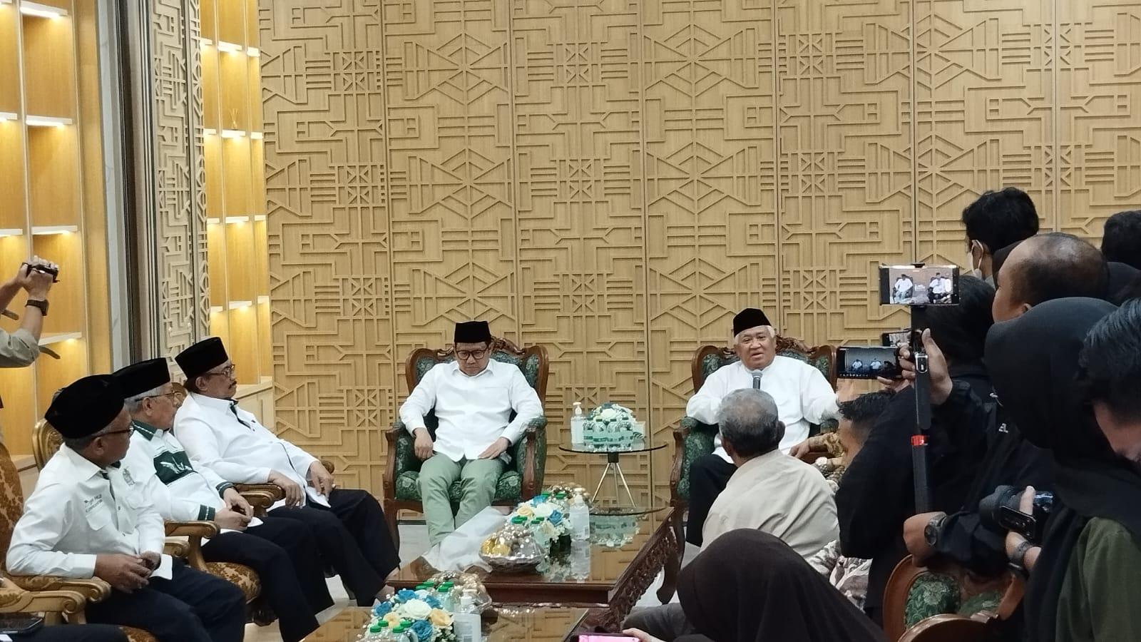 Kata Cak Imin Dukungan Din Syamsuddin Sangat Berpengaruh di Pilpres 2024