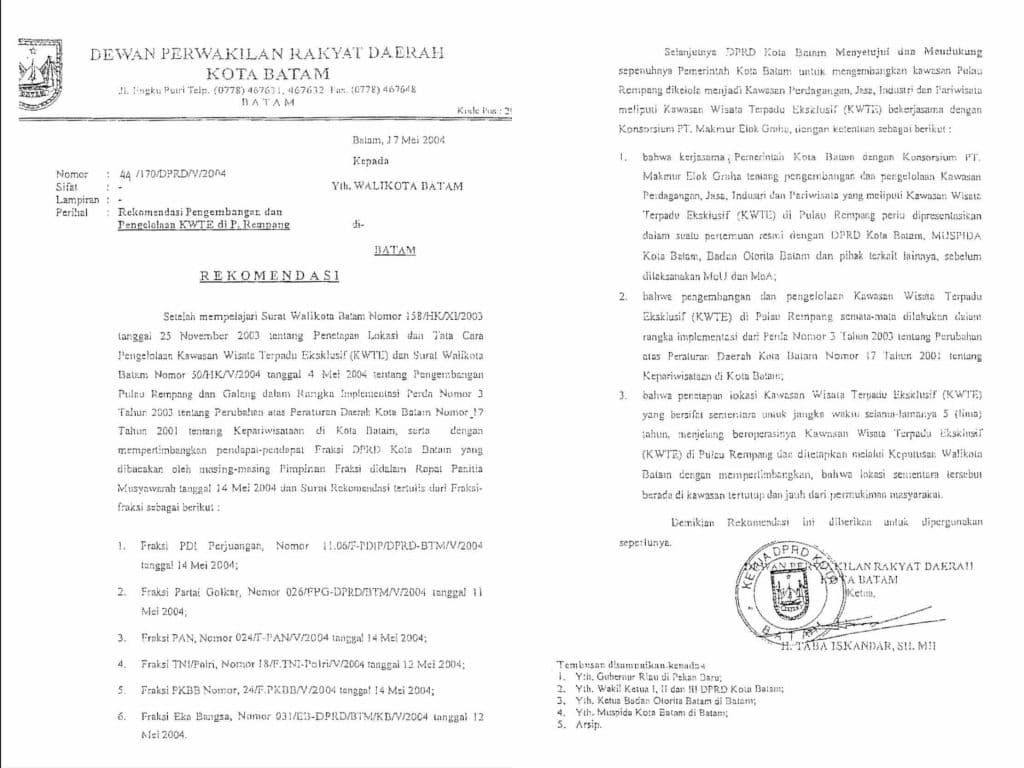 19 Tahun Relokasi Pulau Rempang Berlalu, Pemerintah Kemana Saja?