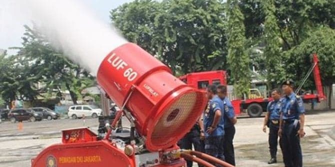 Kebakaran Menara K-Link Jakarta, Robot Pemadam Anies Kemana Ya?