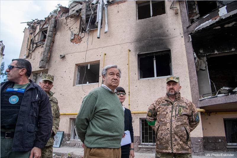 PBB Serukan Zona Demiliterisasi Pembangkit Nuklir Zaporizhzhia
