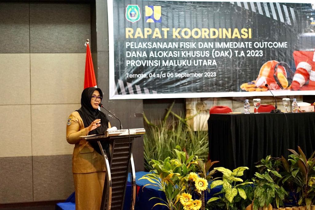 Harapan Staf Ahli Gubernur Malut Pada Rakor Pelaksanaan Fisik dan Immediate Outcome DAK 2023