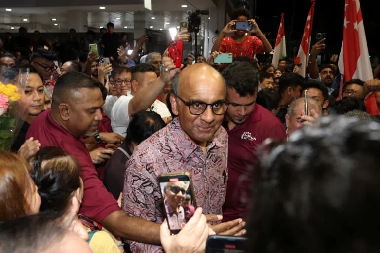 Eks Wakil PM Tharman Shanmugaratnam Terpilih Jadi Presiden Singapura