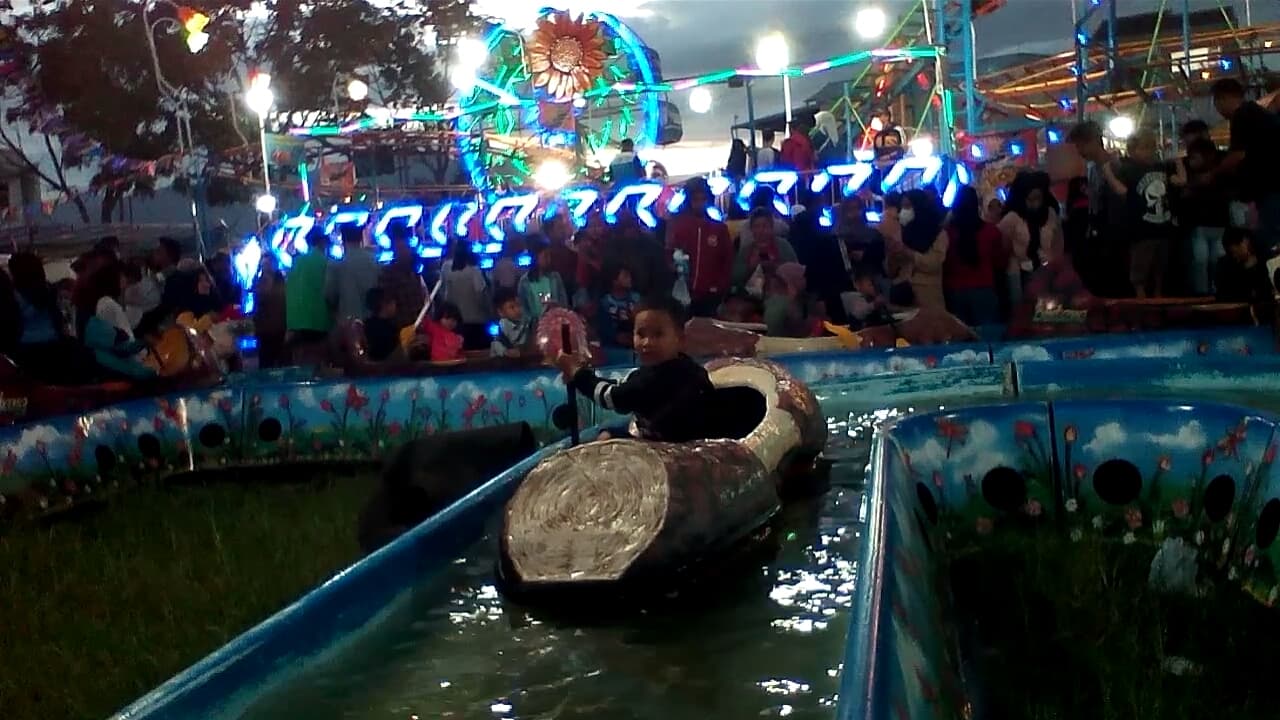 Pasar Malam Thee Matic Mall Majalaya Ramai Dikunjungi Warga