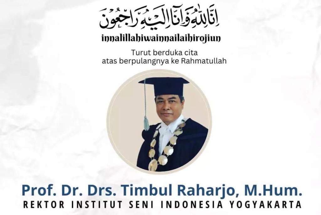 Rektor ISI Yogyakarta Timbul Raharjo Tutup Usia