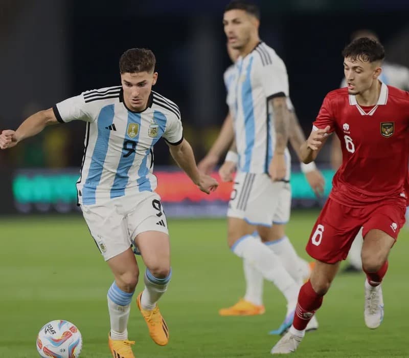 Timnas Indonesia Tumbang dari Juara Dunia Argentina