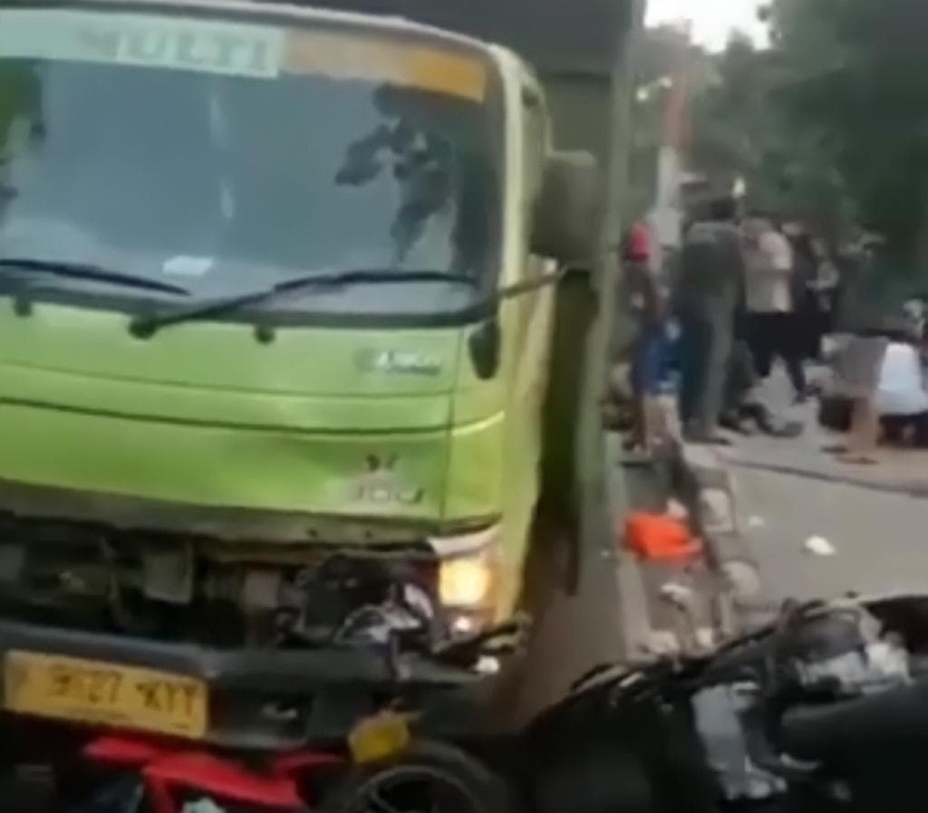 Kasus Truk Tabrak 7 Pemotor Lawan Arah di Lenteng Agung Berakhir Damai
