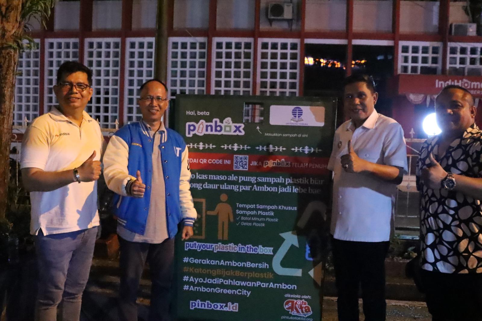 UT Ambon Sumbang Pinbox Wujudkan Ambon Bersih