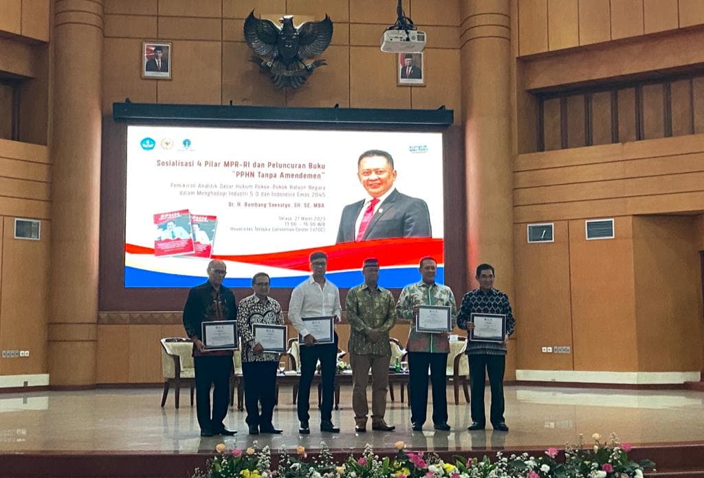 Bambang Soesatyo Luncurkan Buku 'PPHN Tanpa Amandemen' di Universitas Terbuka