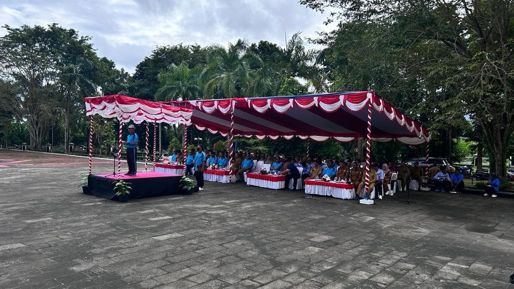 Tiga Petinggi Pemprov Malut Kompak Absen di Upacara Haornas ke-40
