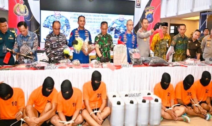 Pelaku Perompak Minyak Fame Rp 8,2 Miliar di Kalsel Diringkus Polisi