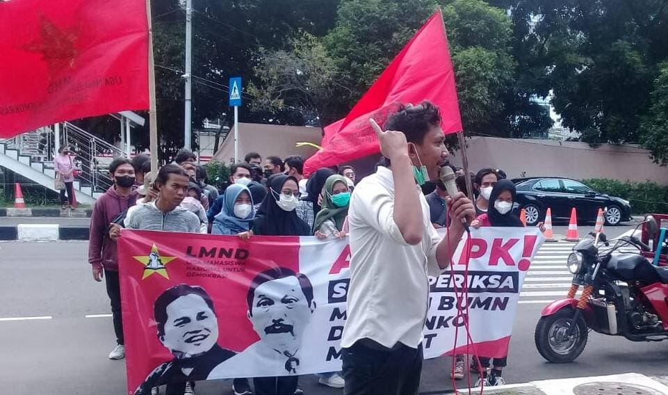 LMND Tuntut KPK Panggil Erick Tohir dan Luhut Binsar