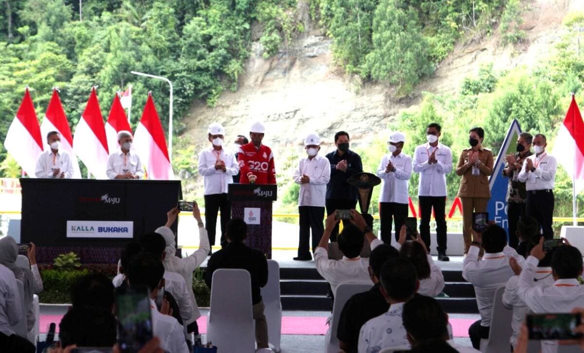 Presiden Resmikan PLTA Poso dan Malea, Sistem Kelistrikan Sulawesi Kian Andal dan Hijau