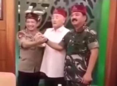 Penobatan Hadi Tjahjanto, Tito Karnavian, dan Ipong Hembing sebagai Jenderal dan Panglima Ceng Ho