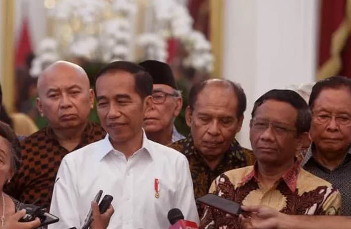 Pesan Jokowi ke Mahfud MD