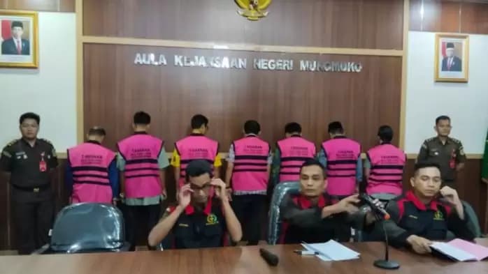 Kejari Mukomuko Amankan Tujuh Tersangka Dugaan Korupsi RSUD