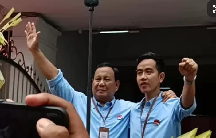 Hitung Cepat 5 Lembaga Survei: Prabowo-Gibran "Seng Ada Lawan"