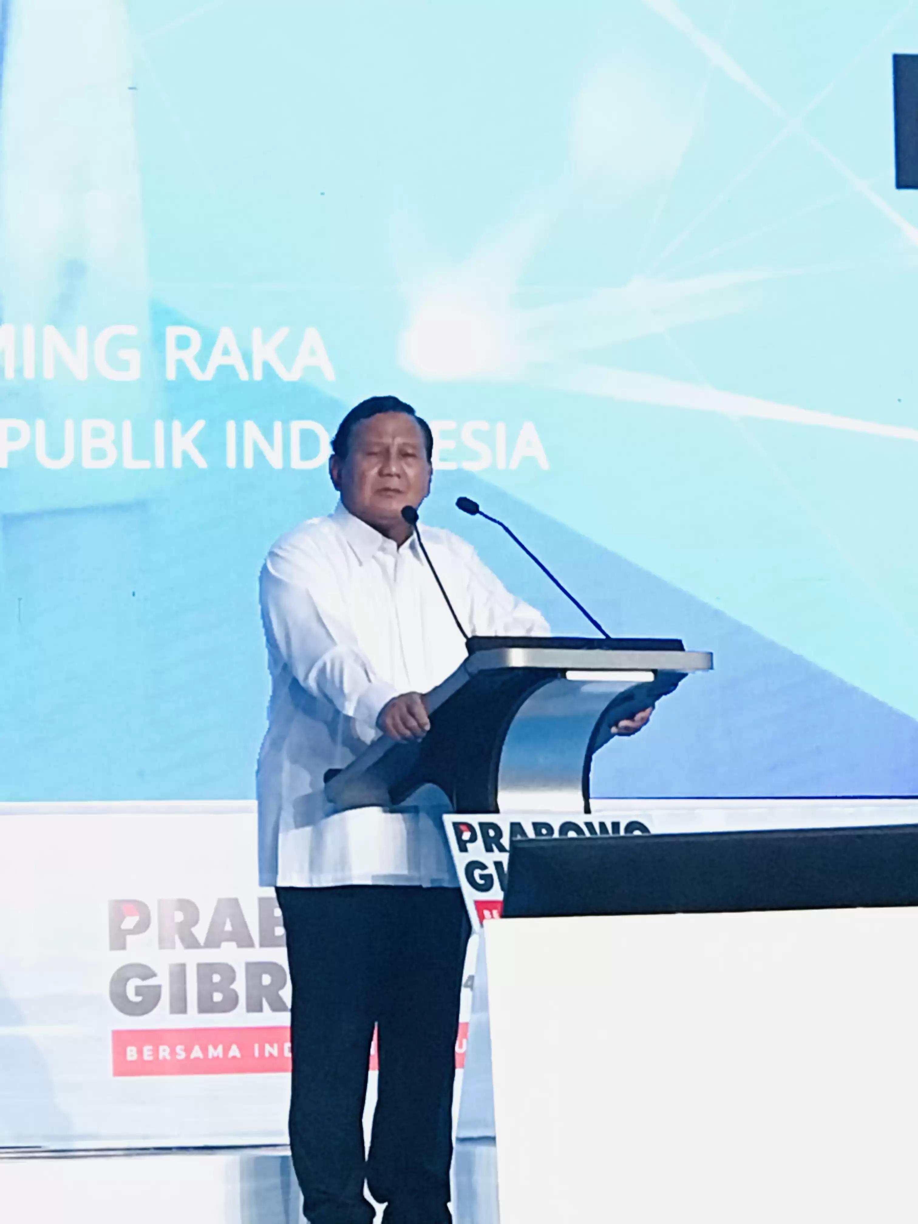 Prabowo Janji Hapuskan Kemiskinan di Bumi Indonesia