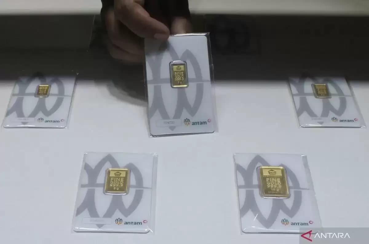 Harga Emas Antam Hari Ini Naik Rp3.000 Jadi Rp1,128 Juta Per Gram