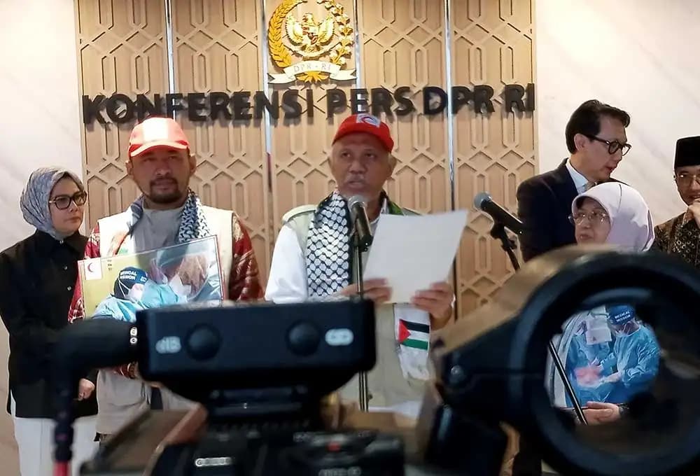 Tim BSMI yang baru kembali dari misi kemanusiaan (Foto: Dok MI/Jiani)