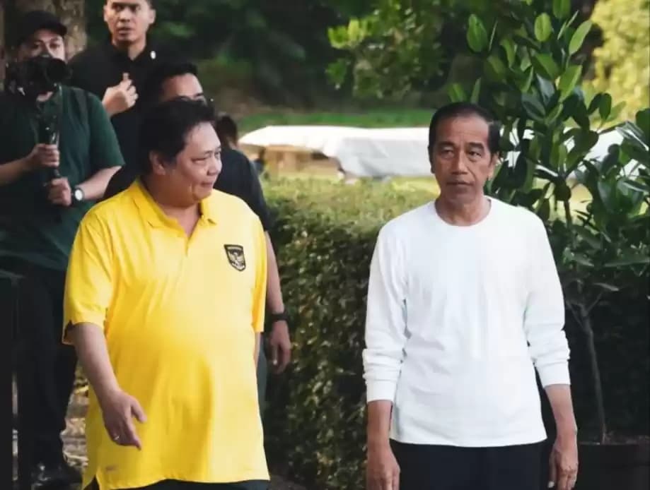 Airlangga-Jokowi