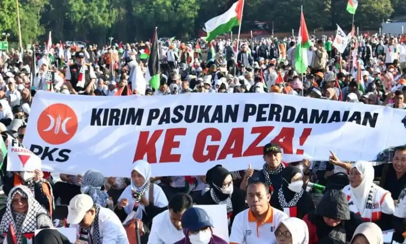 Aksi Simpatik Selamatkan Kemanusiaan di Gaza