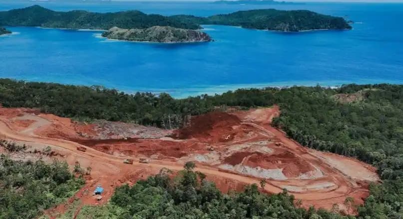 Aktifitas Pertambangan di Pulau Gag Kawasan Raja Ampat