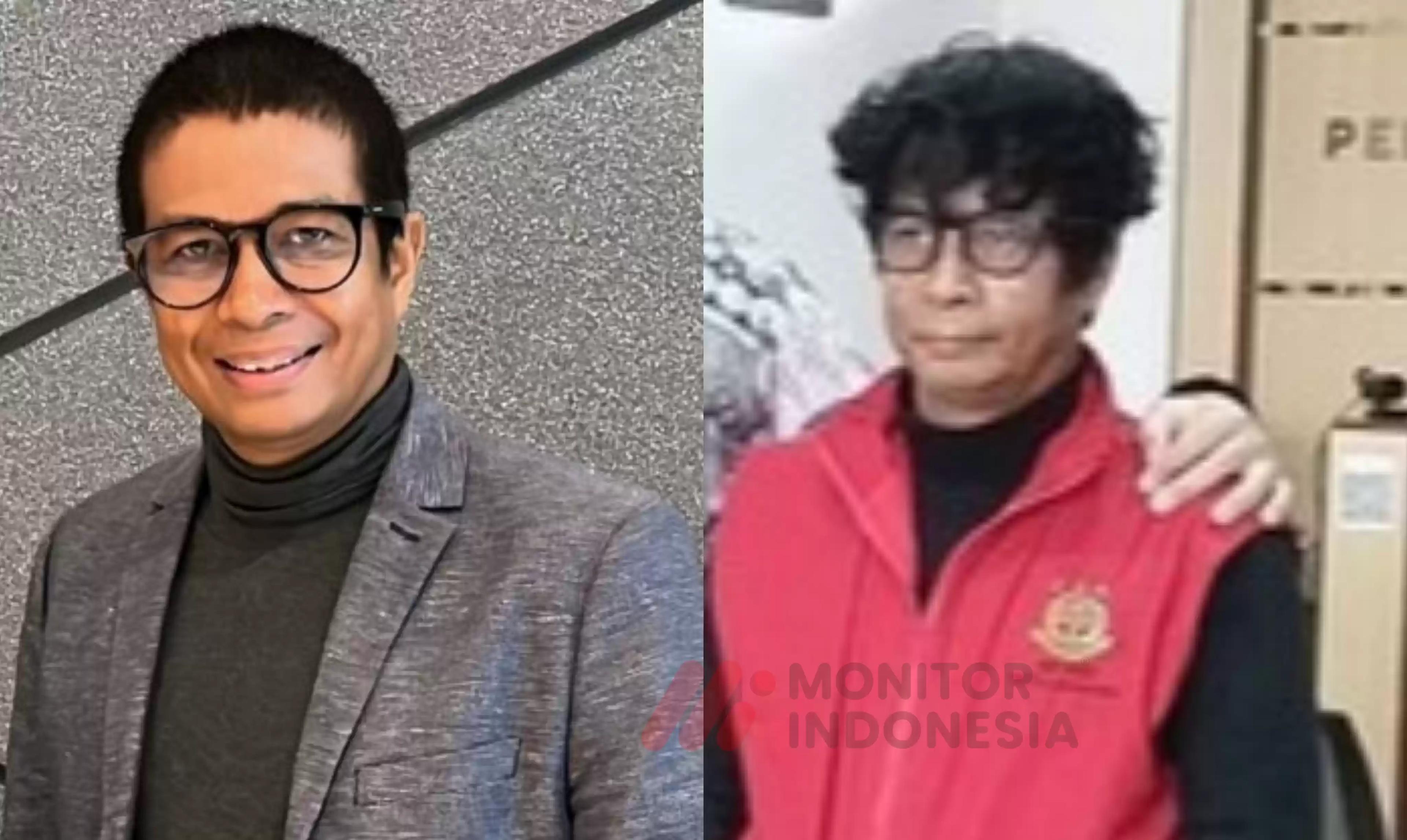 Alex Denni mengenakan rompi tahanan kejaksaan