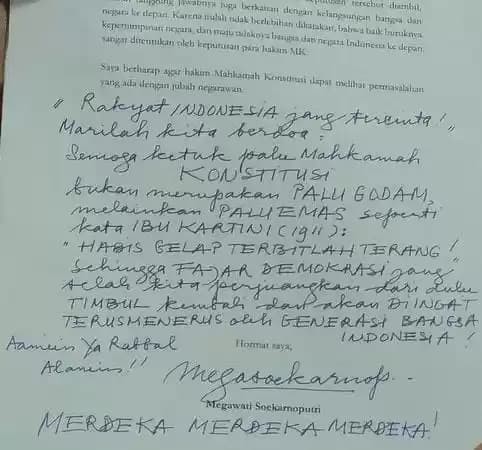 Amicus Curiae Megawati