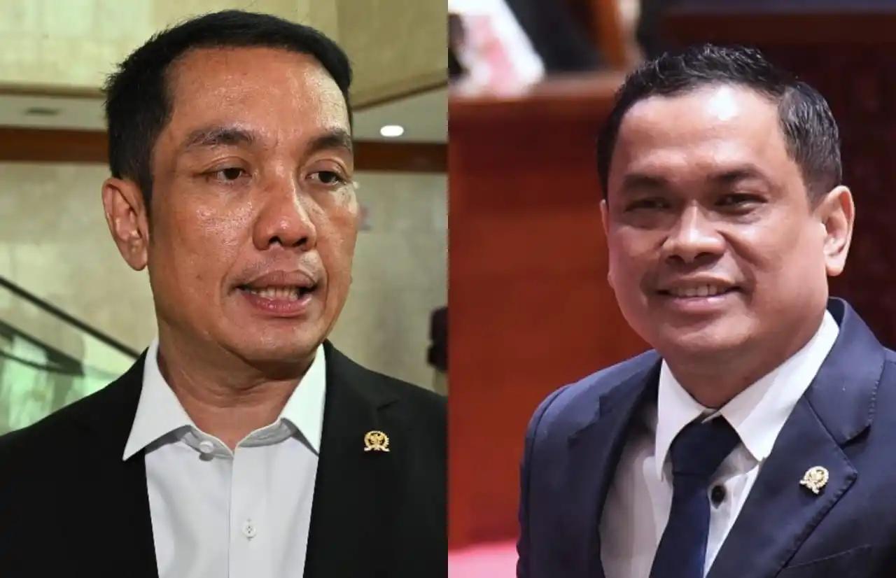 Anggota DPR Fauzi Amro dan Charles Meikyansah