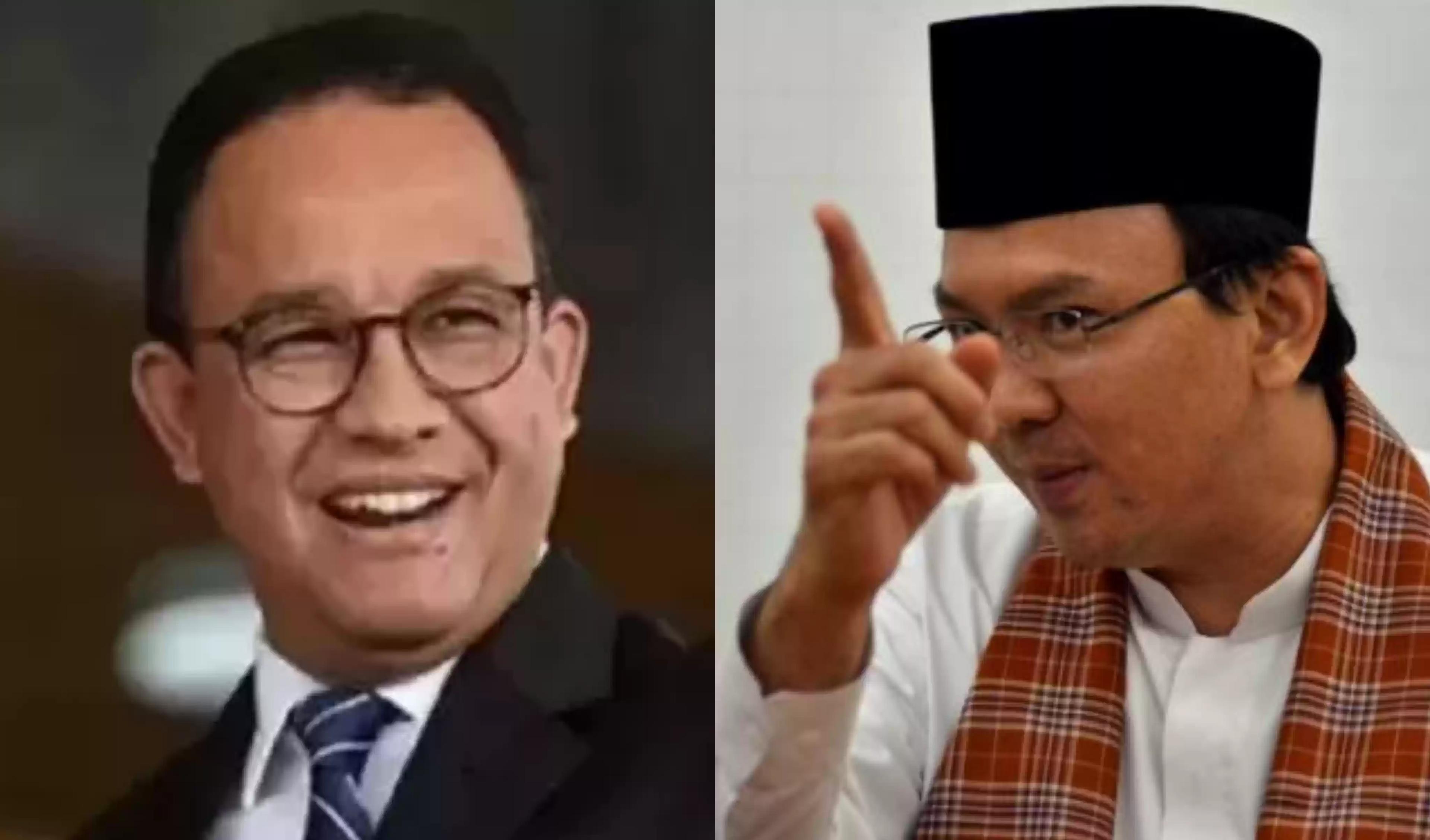Anies Baswedan (kiri) dan Ahok (kanan) (Foto: Kolase MI/Net/Ist)
