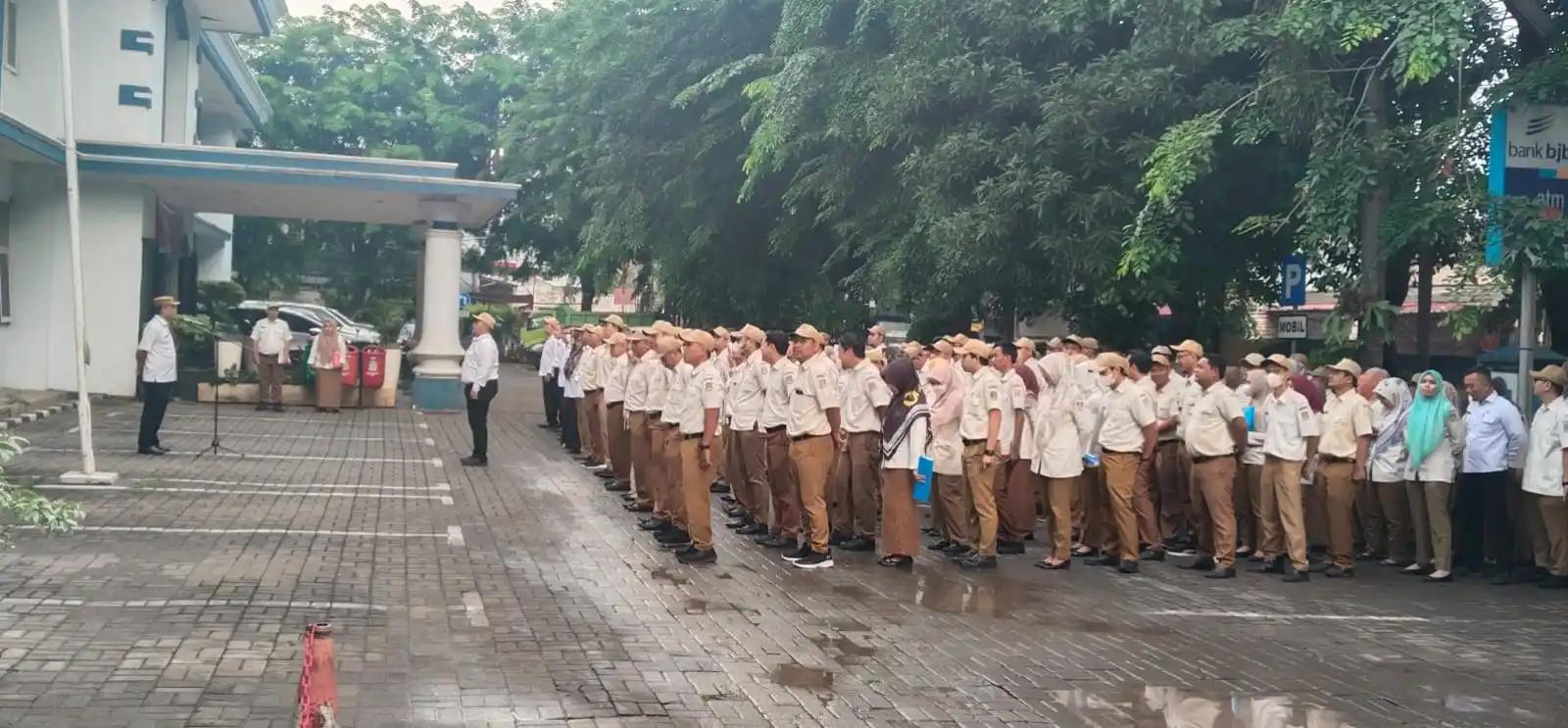 Apel Pagi Disdik Tanpa Kadisdik