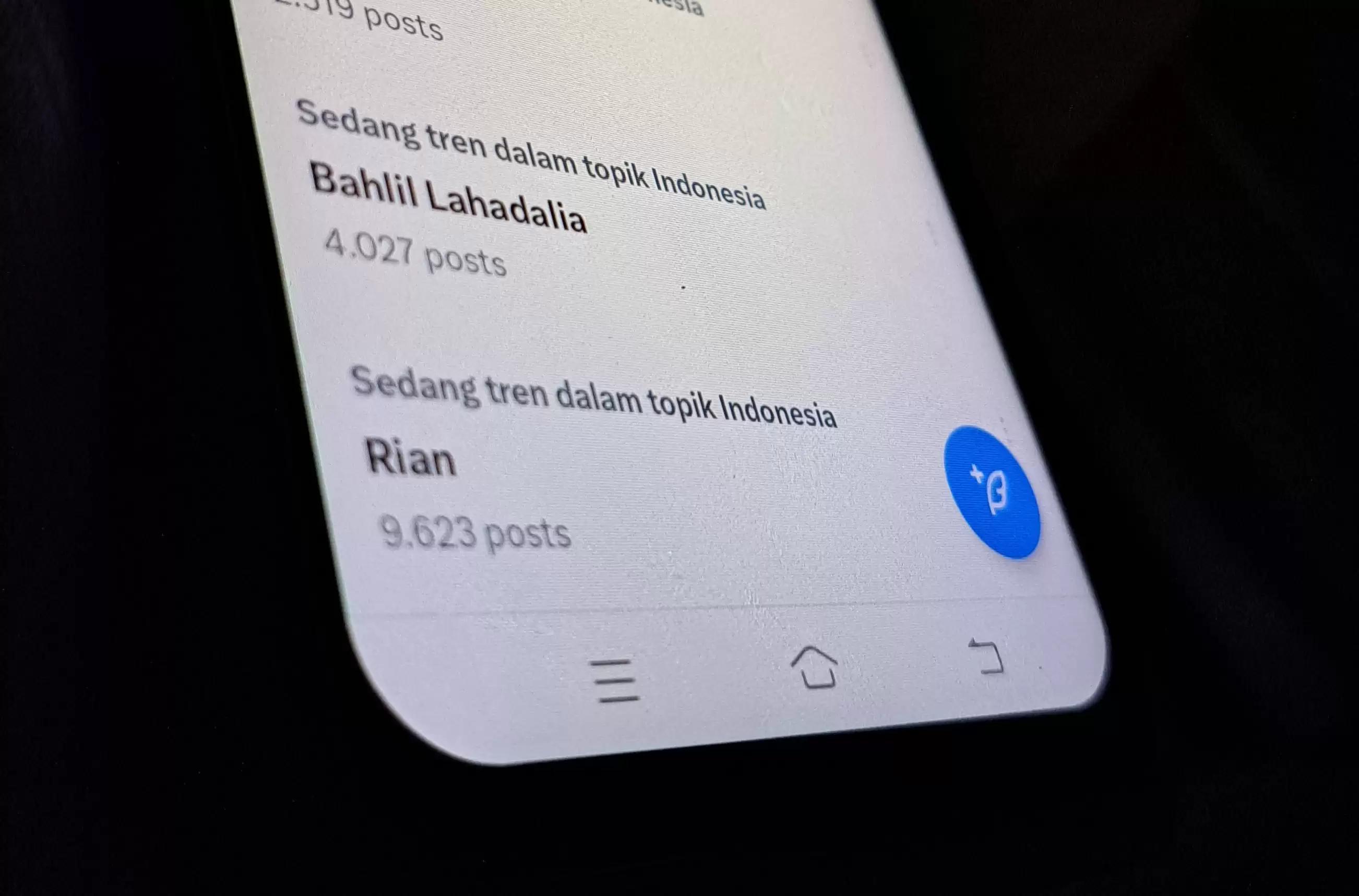 Bahlil Lahadalia Trending Topik di X, Gegara Diterpa Isu Suap IUP?