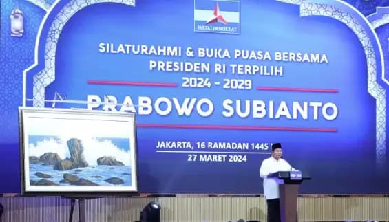Prabowo Bakal Pajang Lukisan dari SBY di Istana Presiden yang Baru