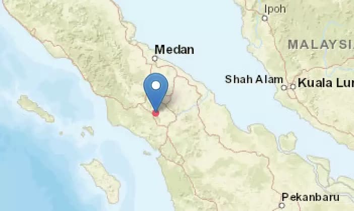 Gempa Magnitudo 3,9 Guncang Samosir