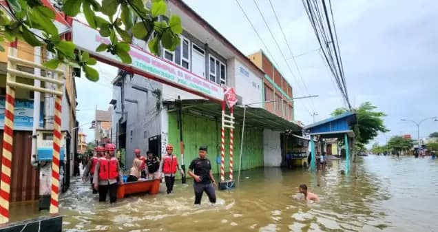 158 Ribu Jiwa Terdampak Banjir Semarang