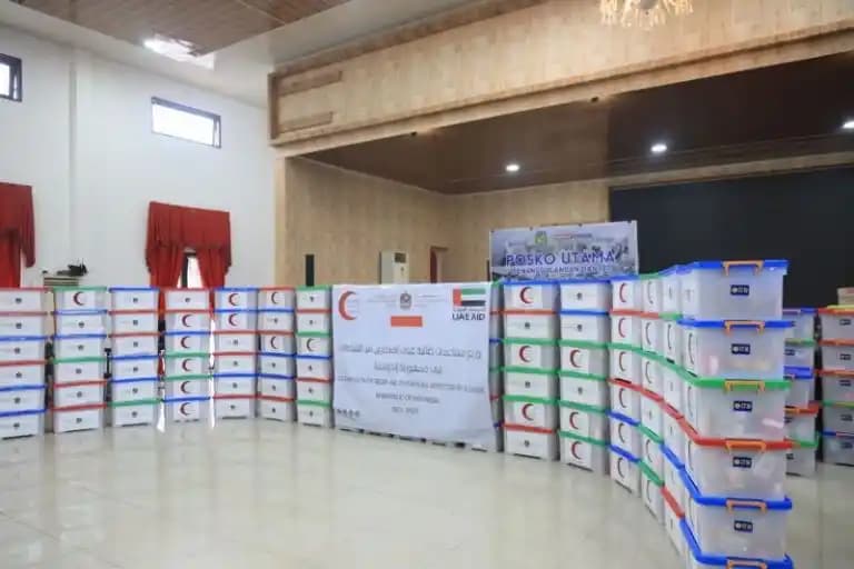 Bantuan dari Uni Emirat Arab (UEA) untuk Korban Banjir di Medan