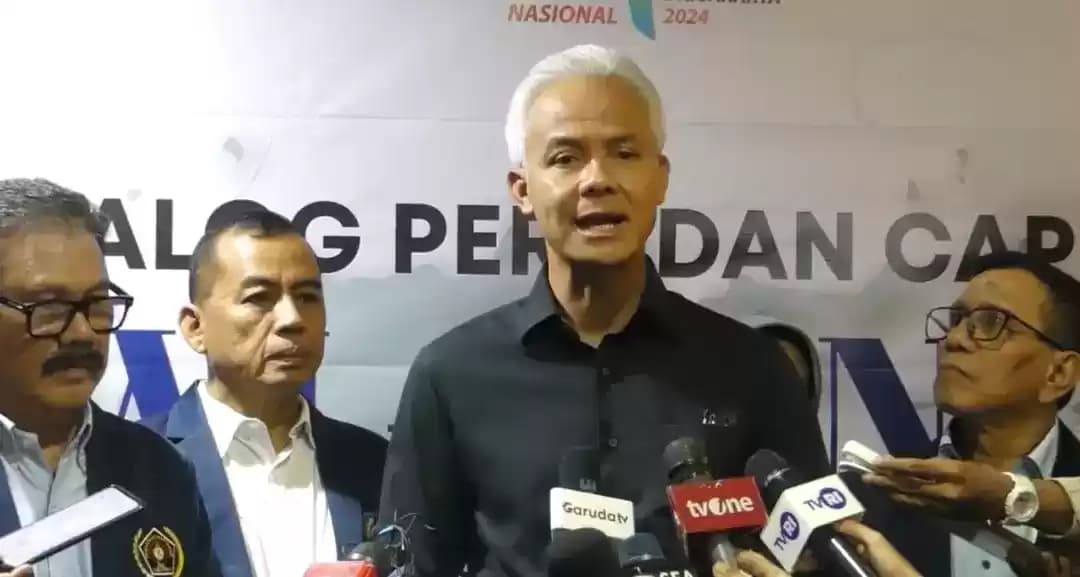Bekas Capres nomor urut 3, Ganjar Pranowo (Foto: MI/Dhanis)
