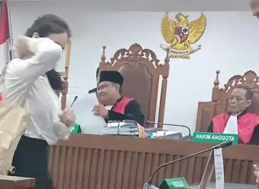 Bety, usai mengikuti sidang