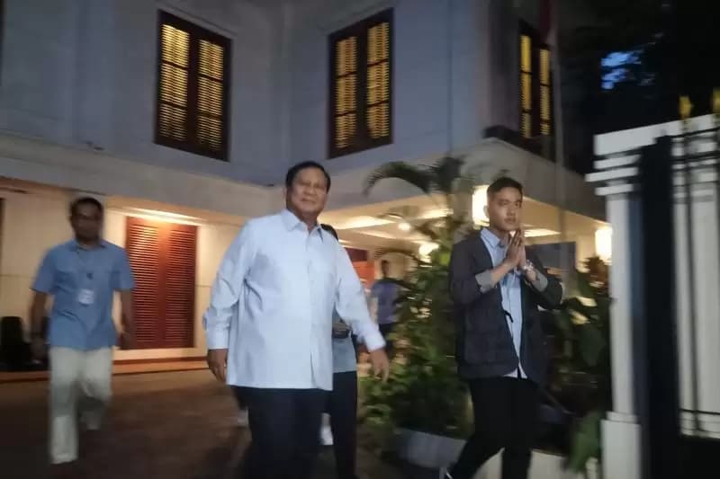Prabowo-Gibran Berangkat dari Rumah Kartanegara Menuju Istora Senayan