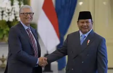 Bill Gates-Prabowo