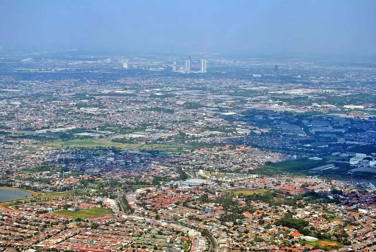 Birdview of Tangerang City, Banten