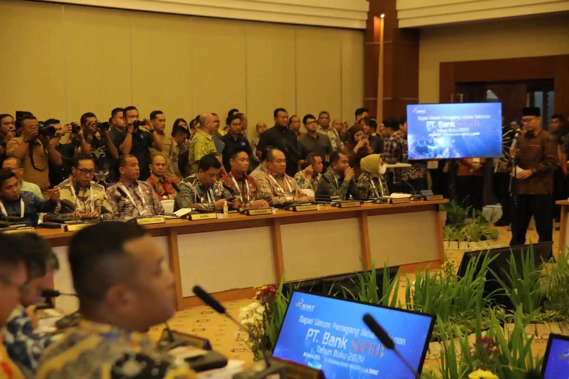 Bupati Asahan Taufik Zainal Abidin Siregar mengikuti Rapat Umum Pemegang Saham (RUPS) Tahunan Buku 2024