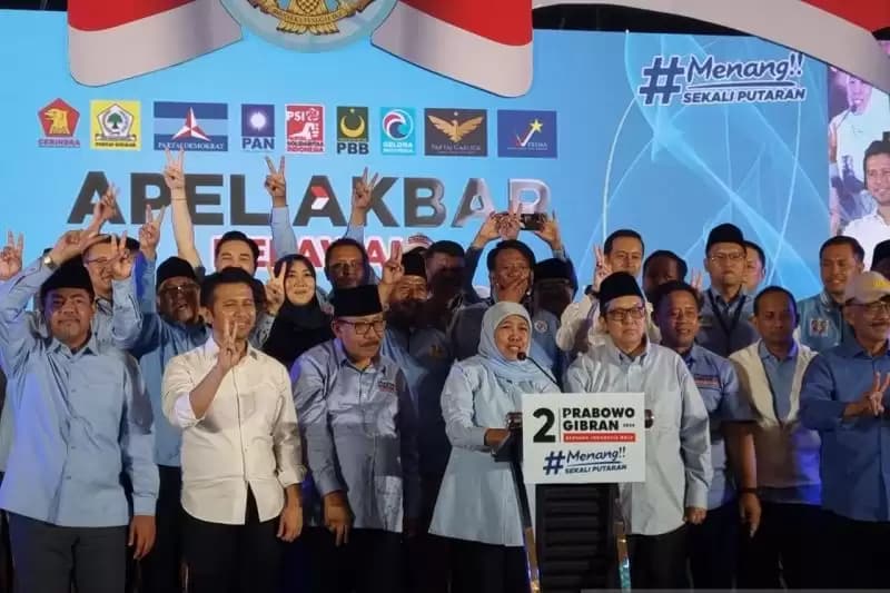 Menang Telak Hasil Quick Count, Khofifah Minta Pendukung Prabowo-Gibran Tak Euforia
